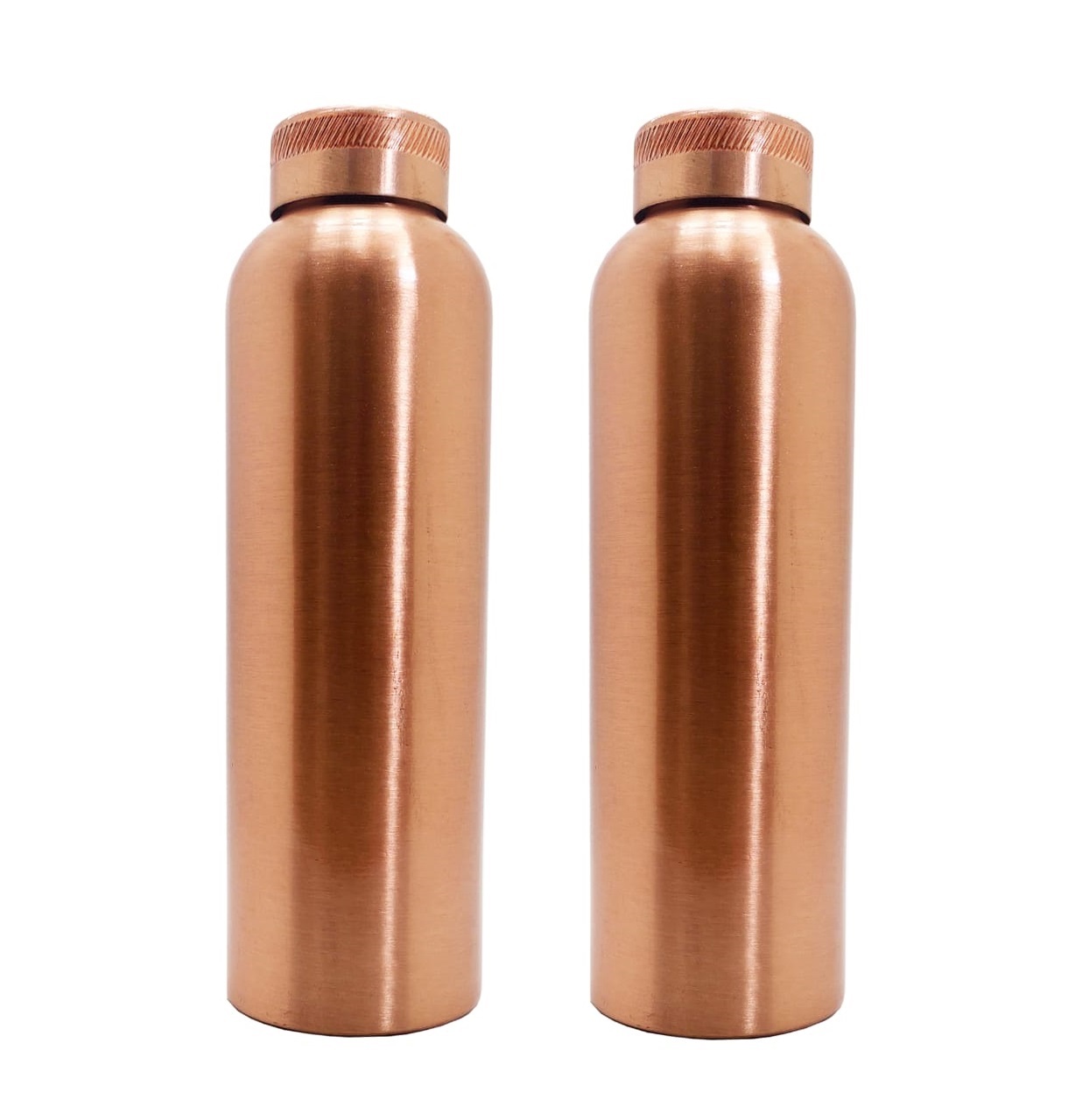 PURE COPPER WATER BOTTLE CAPACITY-1000ML X 2